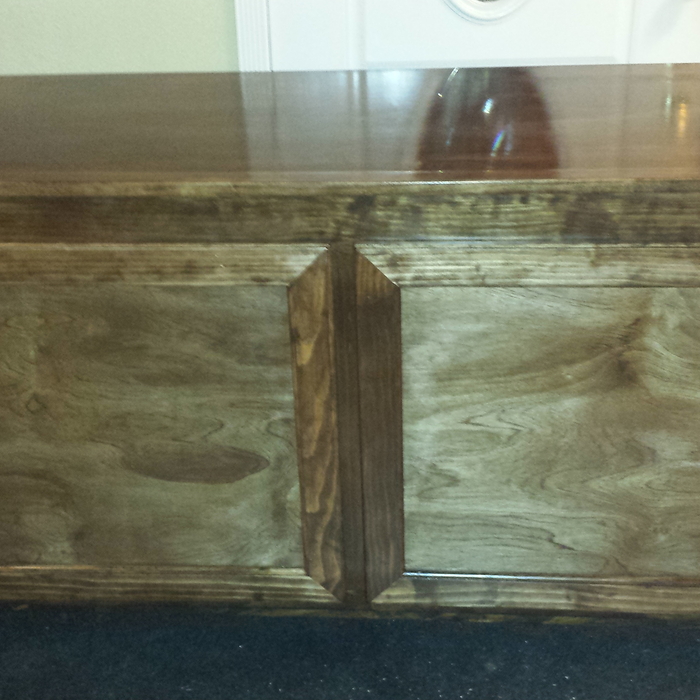 custom cabinet for New Caney project ...Pine