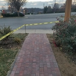 After adding pavers