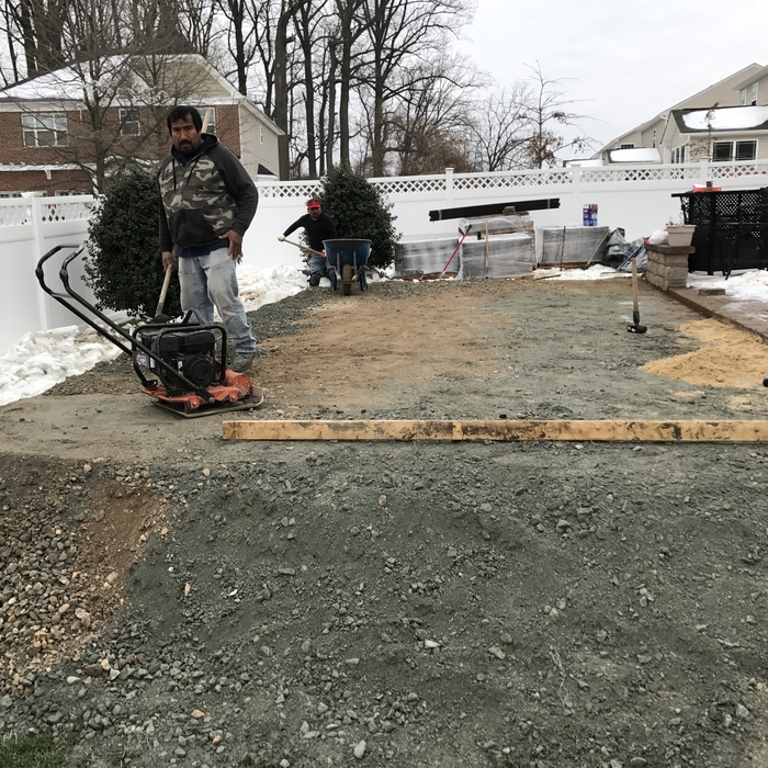 Before the patio