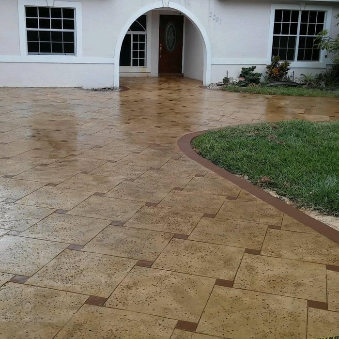 STAMPED CONCRETE
