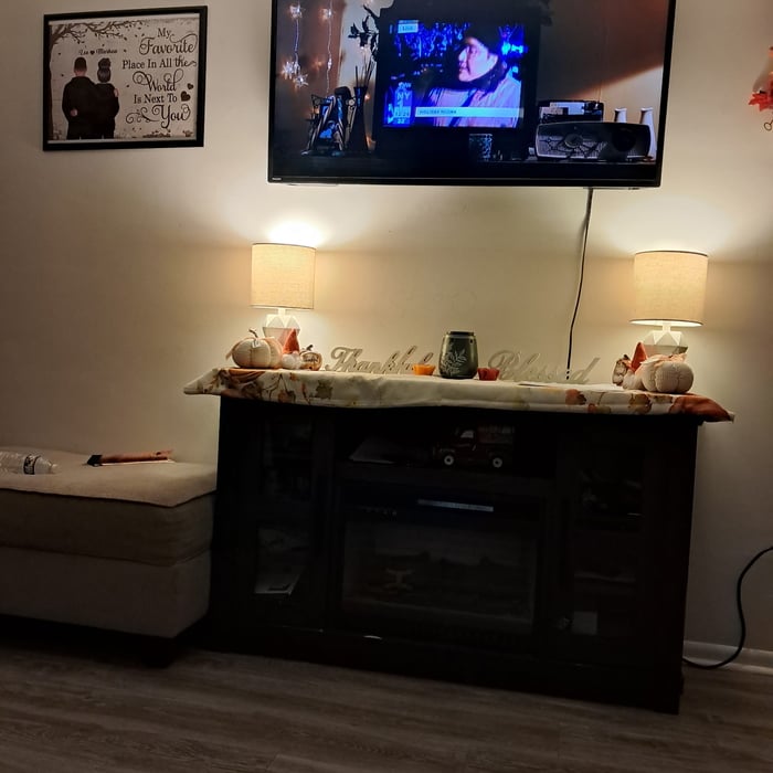 Electric fireplace biuld