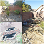before and after fountain