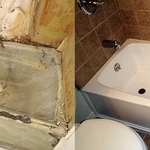Bathtub Before & After Refinishing