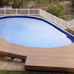 above ground with cool deck