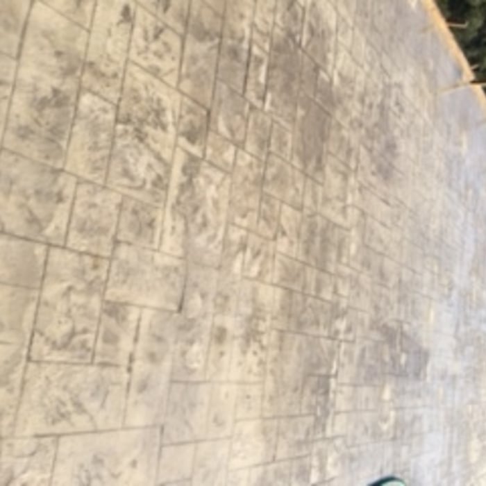 concrete patio