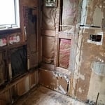 removed wall boards
