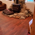 Sandpoint, Id Cabin Floor