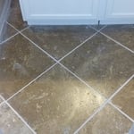 Tile done in bathroom