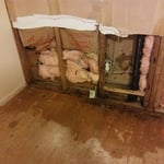 Where we found the moister leak