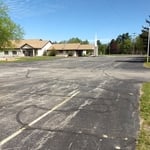 Driveway before and after