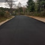 Driveway before and after