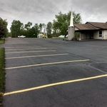Driveway before and after