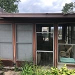 Dated aluminum sun room to be replaced