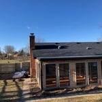 replaced roof, sunroom, fence, chimney repair