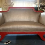 Completely restored antique love seat