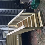 Stairs extended to meet NC codes