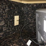 Coax wall plate