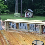 Retaining wall/ patio