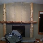 Stone Fireplace