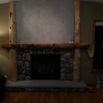 Stone Fireplace