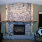 Stone Fireplace
