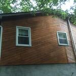 house side after pressure wash