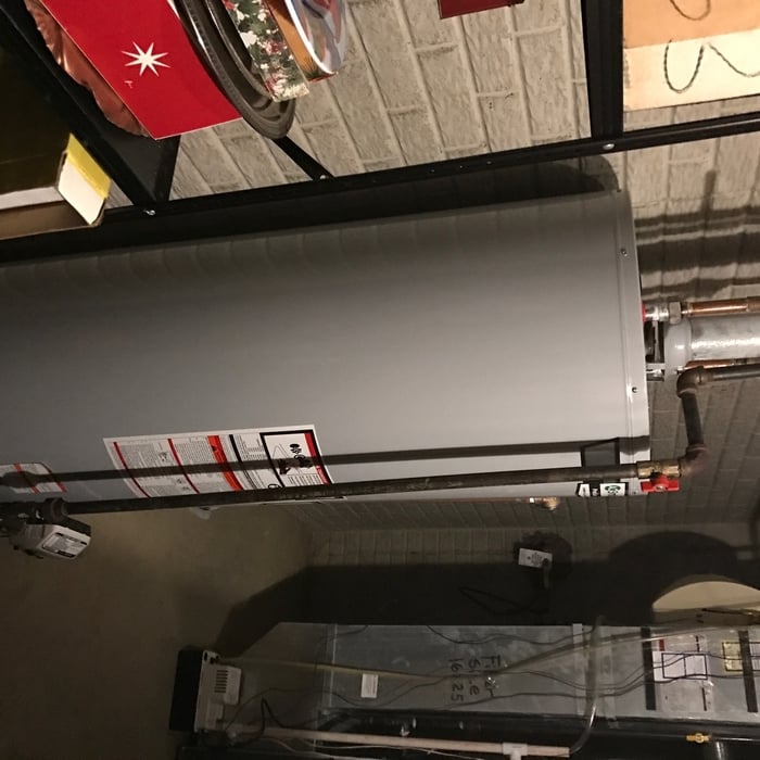 NEWLY INSTALLED HOT WATER HEATER