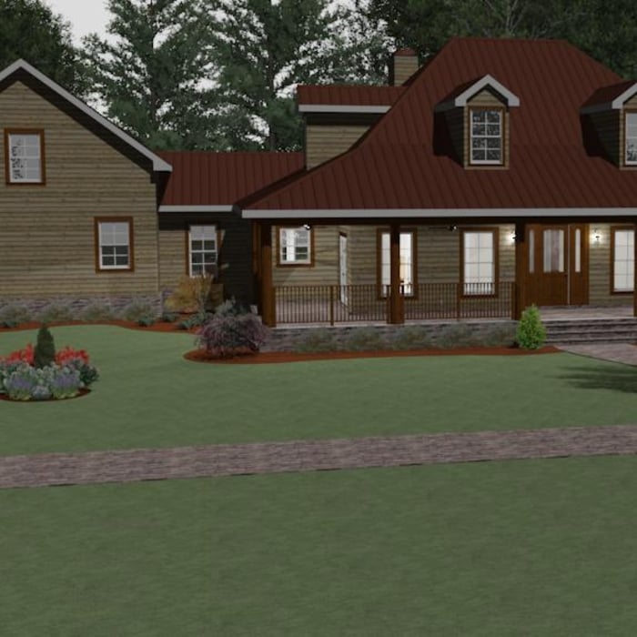 Perspective Front Elevation