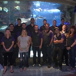 Meeting at the Aquarium Restaurant
