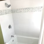 New Bathtub - tiled walls