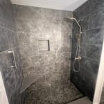New Tiled Walk-in Shower