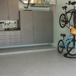 Two Car Garage with Cabinets