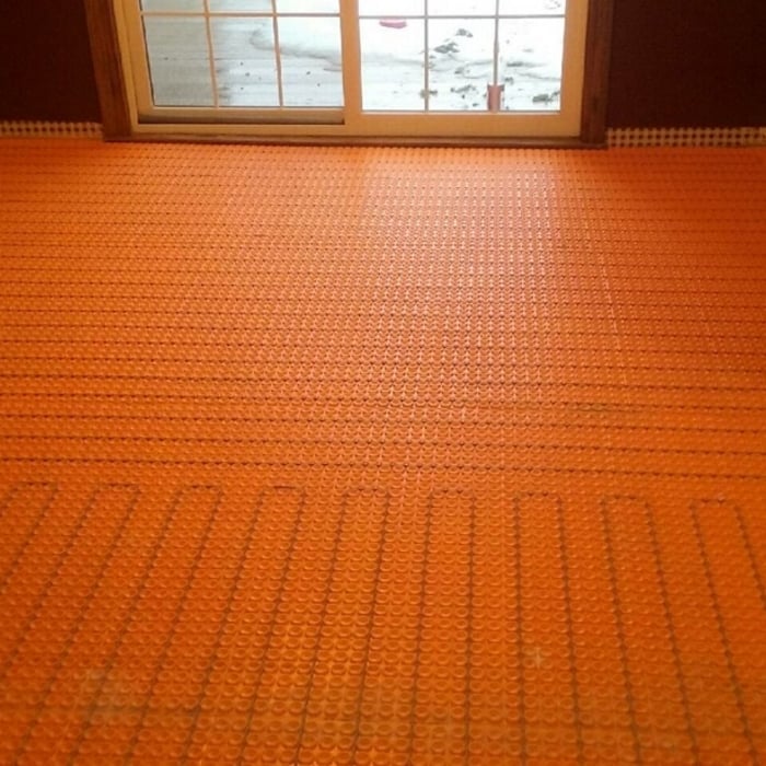 ditra heat in dining room