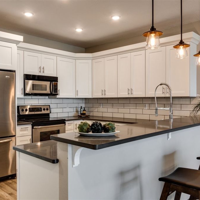 Grey quartz countertops