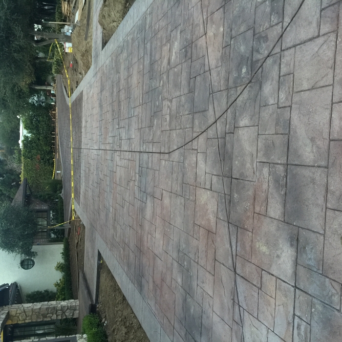 After pour