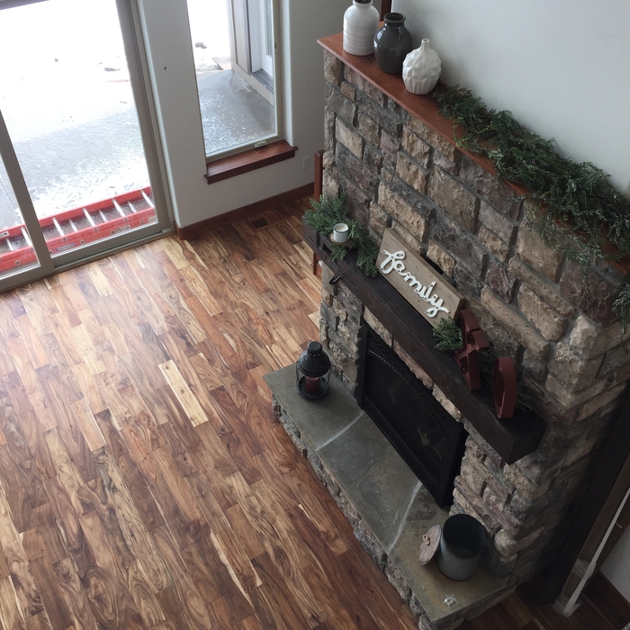 Fireplace from Balcony