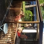 custom patio build