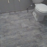 Bathroom tile install.