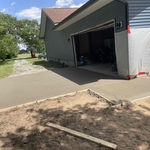 Concrete patio