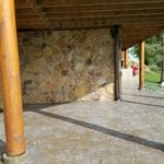 Stamped patio