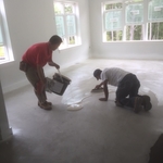 Putting glue