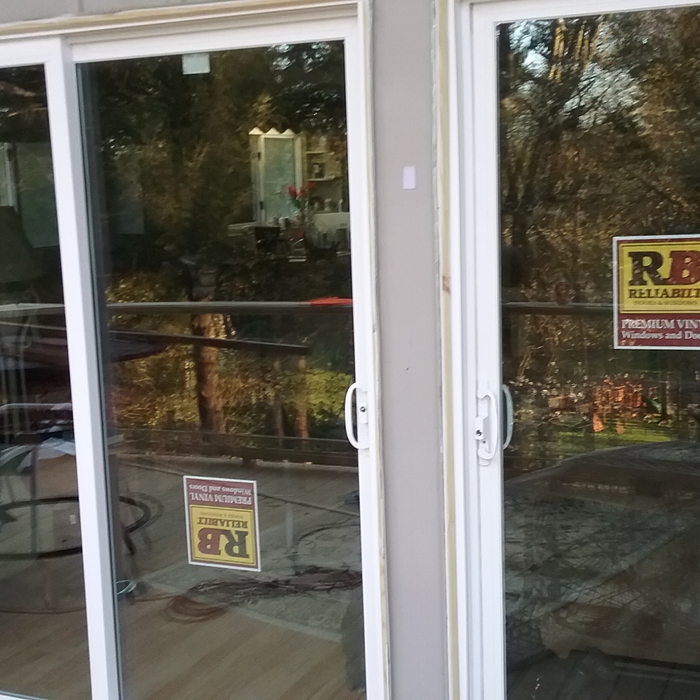 installed new sliding doors