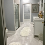 Bathroom and closet