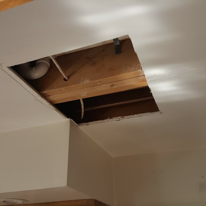 Ceiling hole