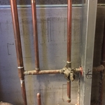 New supply piping