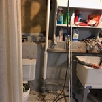 Mainline drain from kitchen sink