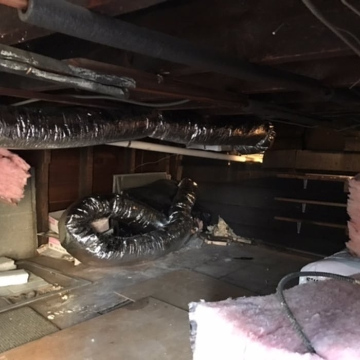 New duct work for kitchen supply