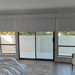 Hunter Douglas Designer Roll Shade with Fabric Val