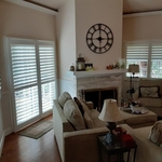 Family Room Hardwood Shutters by Hunter Douglas