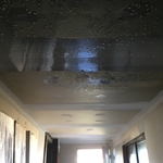 Saturated Drywall Ceiling